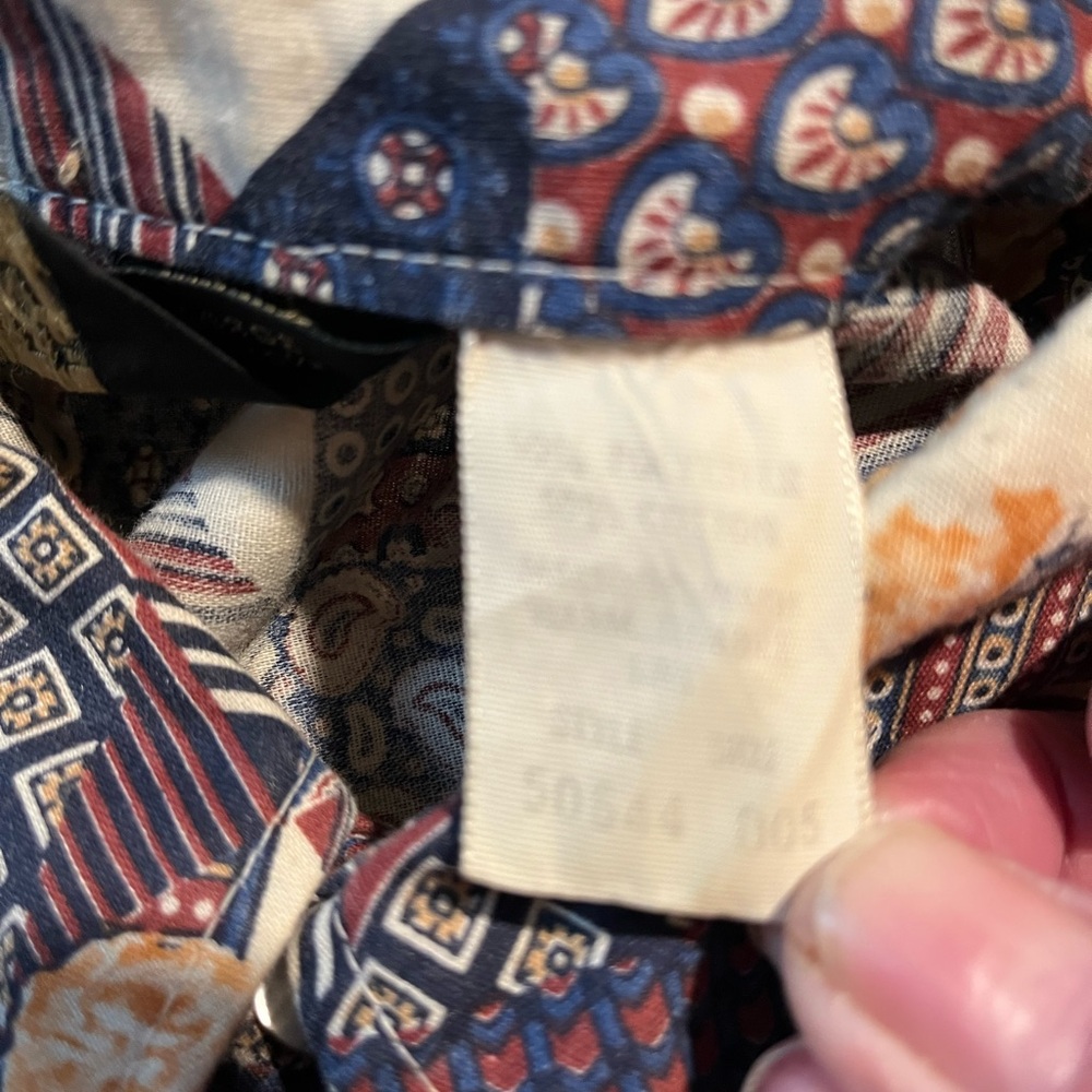 Vintage Sears Western Wear Pearl Snap Short Sleeve Geometric Casual Shirt 16.5 L - Picture 10 of 10